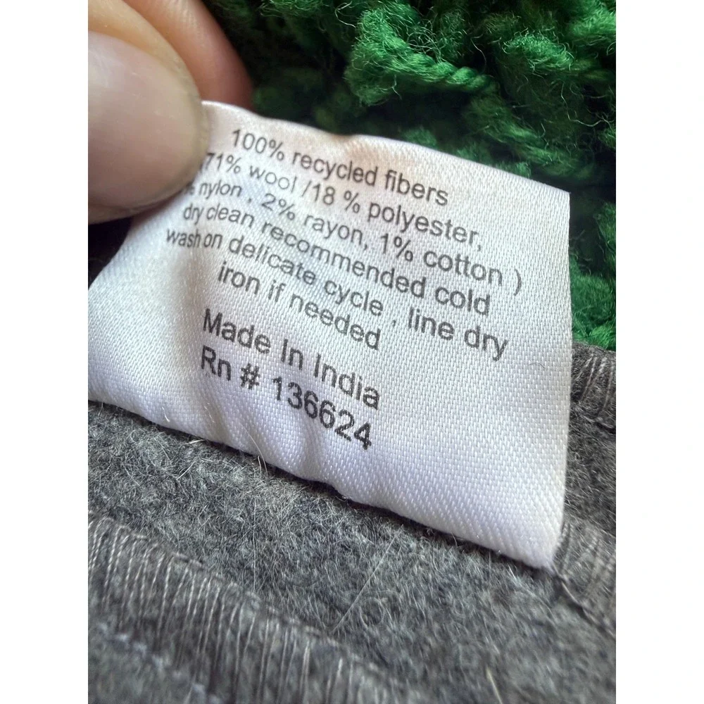 Manduka Recycled Wool Yoga Blanket‎ Grey Meditation Prop Eco Friendly Throw